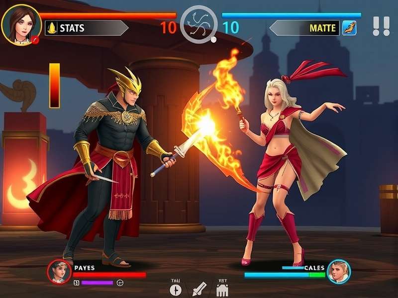 Flaming Edge Dueling Cultural Costumes